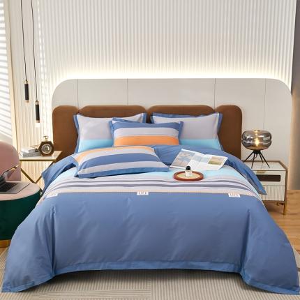 雲归梦 新款13372全棉活性工艺款小版印花四件套 莫比尔兰