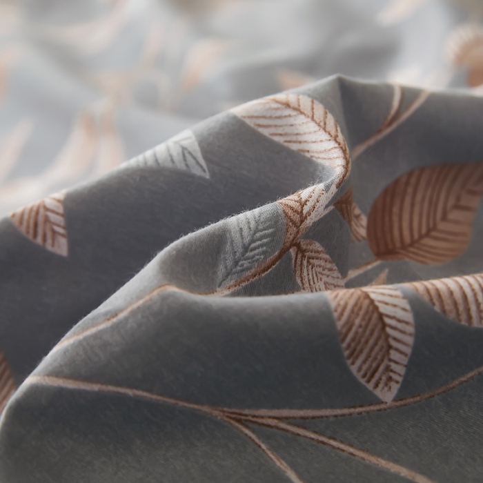 91家纺网 家纺一手货源 找家纺 雲归梦 新款13372全棉活性工艺款小版印花四件套 微光紫