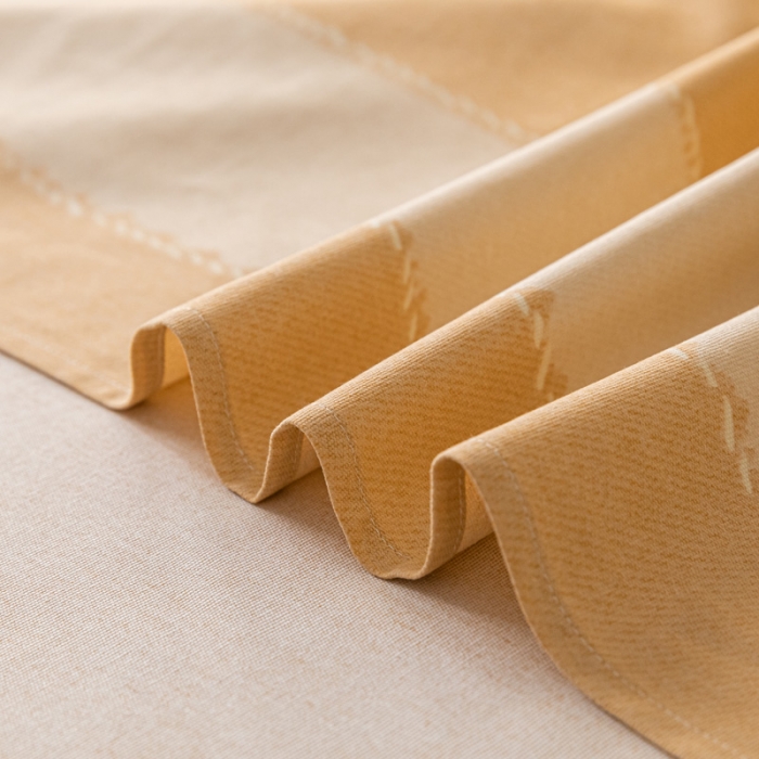 91家纺网 家纺一手货源 找家纺 卧趣家纺 2023新款全棉老粗布单品系列单床单 旷野-桔