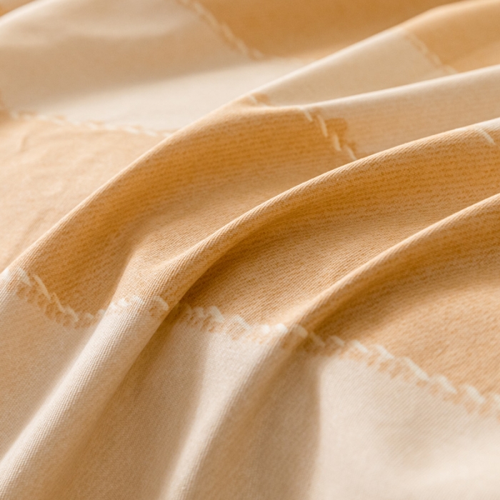 91家纺网 家纺一手货源 找家纺 卧趣家纺 2023新款全棉老粗布单品系列单床单 旷野-桔