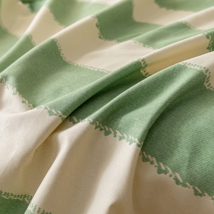 91家纺网 家纺一手货源 找家纺 卧趣家纺 2023新款全棉老粗布单品系列单床单 旷野-绿