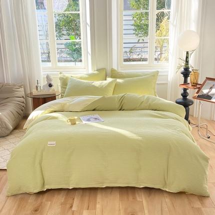 91家纺网 家纺一手货源 找家纺 （总）眠博士 2023新款全棉华夫格四件套