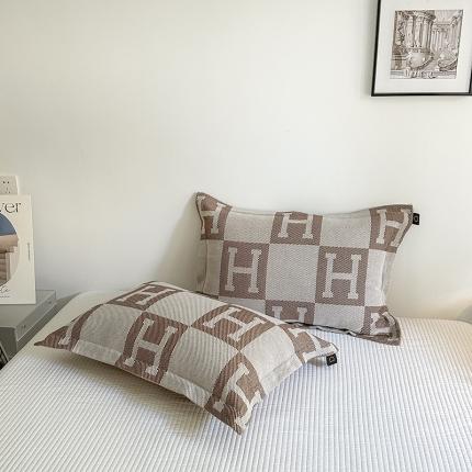 91家纺网 家纺一手货源 找家纺 （总）麻依 2023新款全棉纱布枕套纯棉针织枕头套