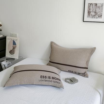 91家纺网 家纺一手货源 找家纺 （总）麻依 2023新款全棉纱布枕套纯棉针织枕头套