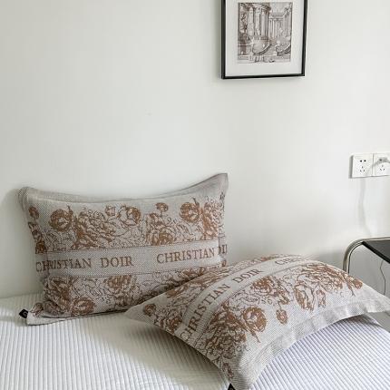 91家纺网 家纺一手货源 找家纺 （总）麻依 2023新款全棉纱布枕套纯棉针织枕头套