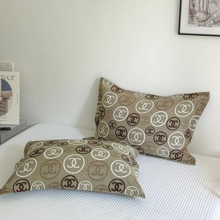 91家纺网 家纺一手货源 找家纺 （总）麻依 2023新款全棉纱布枕套纯棉针织枕头套