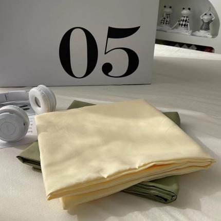 91家纺网 家纺一手货源 找家纺 曼谷 新款百搭双拼水洗棉枕套单只装一对装枕套 芝士豆绿