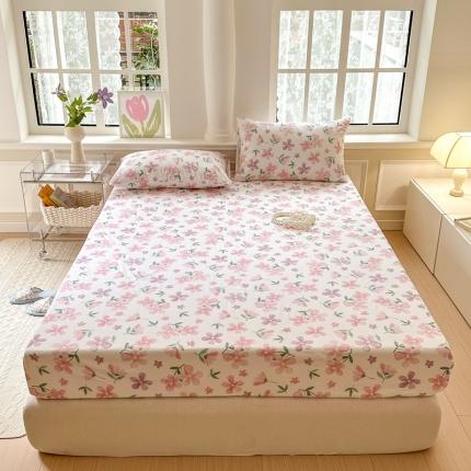 优彩 2023新款全棉舒适13372单床笠 芬芳