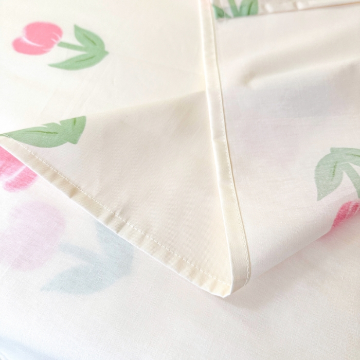 91家纺网 家纺一手货源 找家纺 优彩 2023新款全棉舒适13372单床单 粉色郁金香