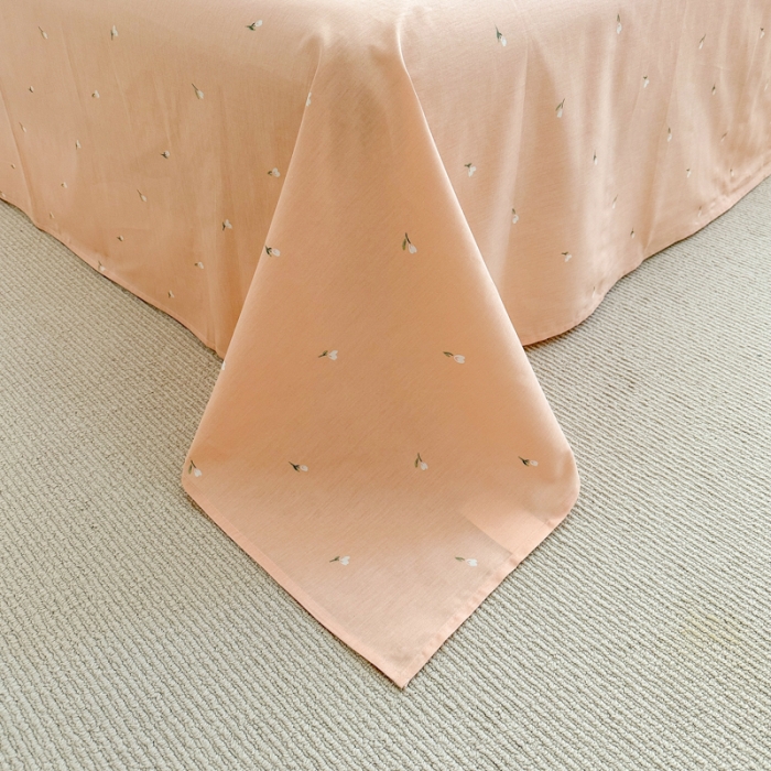 91家纺网 家纺一手货源 找家纺 优彩 2023新款全棉舒适13372单床单 野餐兔