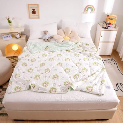 91家纺网 家纺一手货源 找家纺 (总) 十九色 2025新款凉感豆豆针织棉冰感夏被