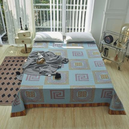 91家纺网 家纺一手货源 找家纺 （总）麻依 2023新款全棉针织纱布凉席毛巾被