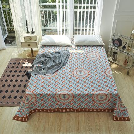 91家纺网 家纺一手货源 找家纺 （总）麻依 2023新款全棉针织纱布凉席毛巾被