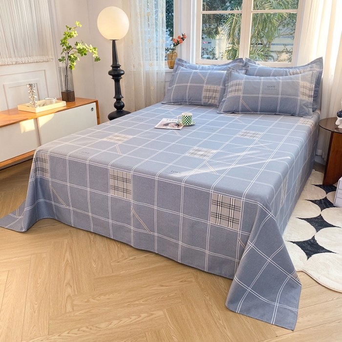 91家纺网 家纺一手货源 找家纺 八十八家纺2025新款全棉12868系列四件套单品床单 曼城时光