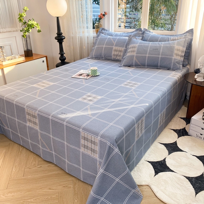 91家纺网 家纺一手货源 找家纺 八十八家纺2025新款全棉12868系列四件套单品床单 曼城时光