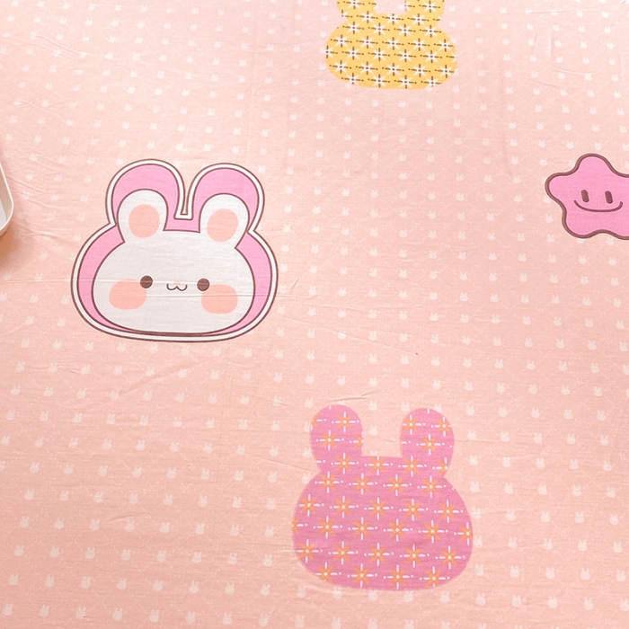 91家纺网 家纺一手货源 找家纺 八十八家纺2025新款全棉12868系列四件套单品床单 星星兔