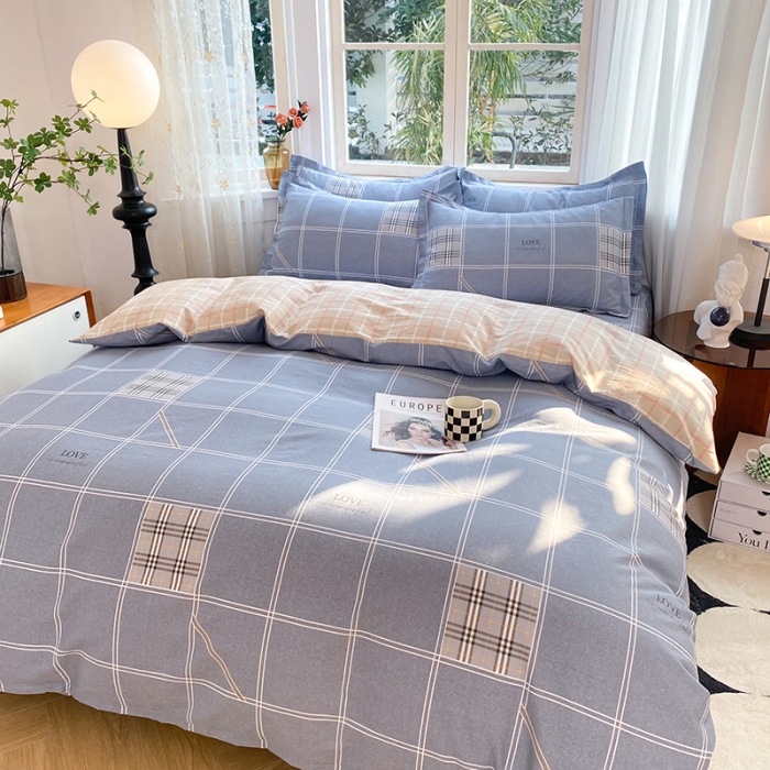 91家纺网 家纺一手货源 找家纺 八十八家纺 2025新款全棉12868床裙款四件套 曼城时光