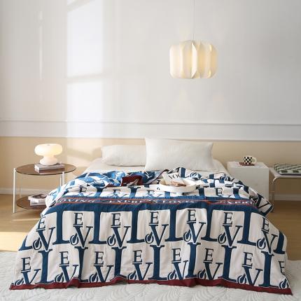 91家纺网 家纺一手货源 找家纺 （总）麻依2023新款十层全棉夏被纱布春秋毛巾被纯棉面包被