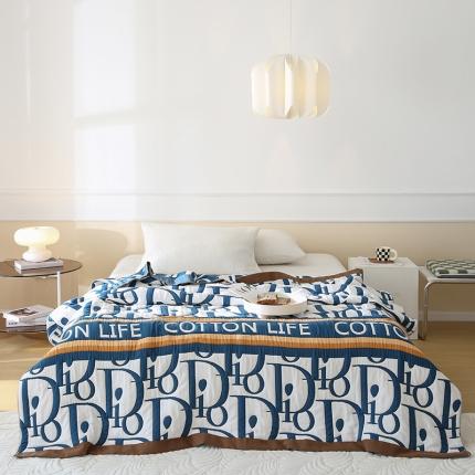 91家纺网 家纺一手货源 找家纺 （总）麻依2023新款十层全棉夏被纱布春秋毛巾被纯棉面包被