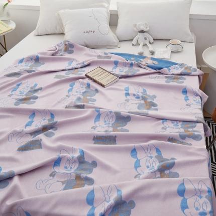 91家纺网 家纺一手货源 找家纺 （总）麻依2023新款竹纤维毛巾被四层纱冷感毯夏凉被竹纤维