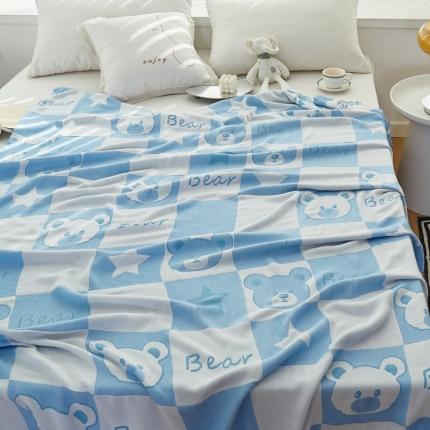 91家纺网 家纺一手货源 找家纺 （总）麻依2023新款竹纤维毛巾被四层纱冷感毯夏凉被竹纤维