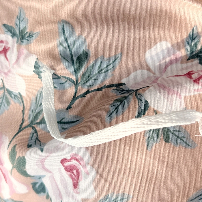 91家纺网 家纺一手货源 找家纺 启程全棉13372印花四件套直播爆款法式复古碎花系列 玫瑰