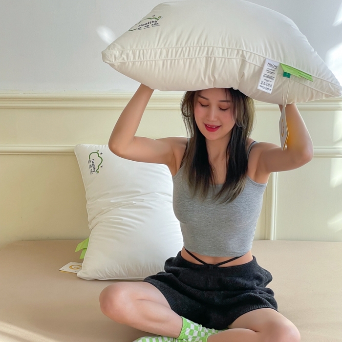 91家纺网 家纺一手货源 找家纺 （总）伟邦 2023新款云朵酒店立体枕48*74