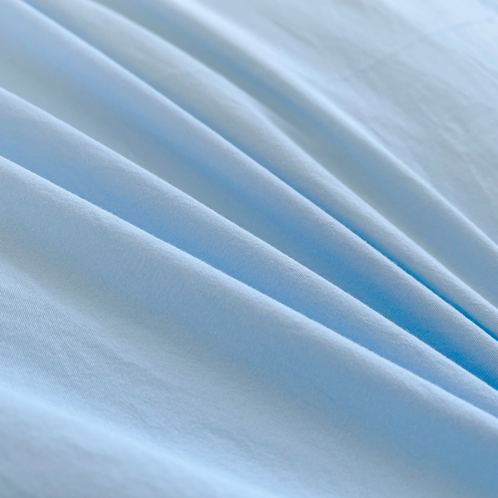 91家纺网 家纺一手货源 找家纺 泉欣家纺2024款小精灵系列加厚水洗亲肤棉毛巾绣四件套小精灵浅蓝