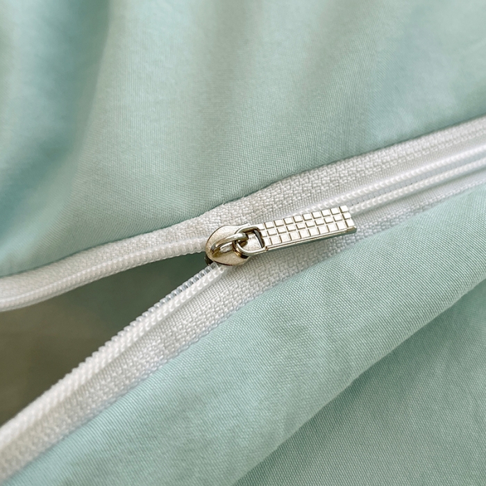 91家纺网 家纺一手货源 找家纺 泉欣家纺2024新款小精灵系列加厚水洗亲肤棉毛巾绣四件套小精灵浅绿