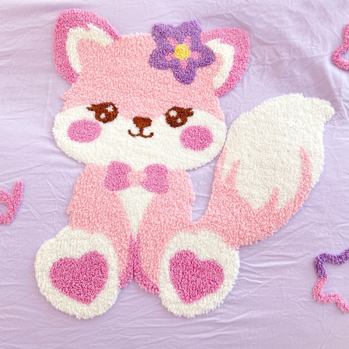 91家纺网 家纺一手货源 找家纺 泉欣家纺2024新款小精灵系列加厚水洗亲肤棉毛巾绣四件套小精灵香芋紫