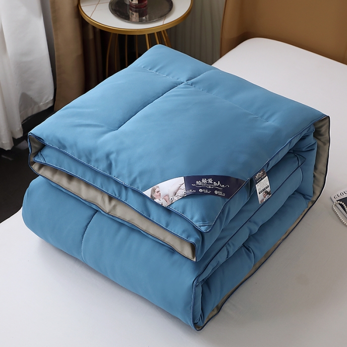 91家纺网 家纺一手货源 找家纺 （总）锦绣家纺2023 直播带货新款斜纹防羽布冬被春秋被羽绒被羽丝棉被