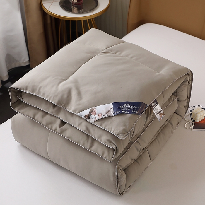 91家纺网 家纺一手货源 找家纺 （总）锦绣家纺2023 直播带货新款斜纹防羽布冬被春秋被羽绒被羽丝棉被