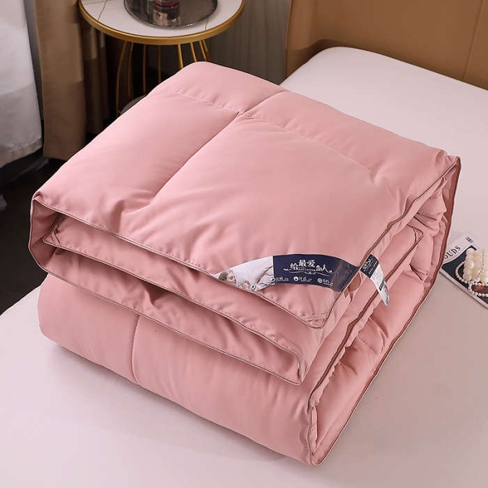 91家纺网 家纺一手货源 找家纺 （总）锦绣家纺2023 直播带货新款斜纹防羽布冬被春秋被羽绒被羽丝棉被