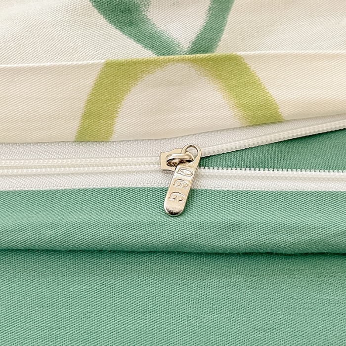 91家纺网 家纺一手货源 找家纺 琪格格 2023新款纯棉13372爆款小清新四件套 爱意满满