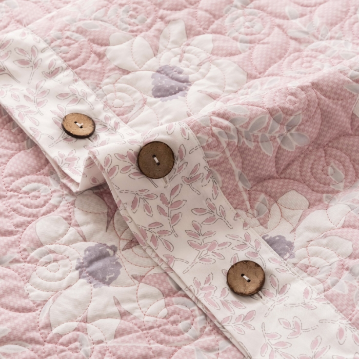 91家纺网 家纺一手货源 找家纺 优乐家纺 2023新款全棉印花绗绣四件套 朝阳