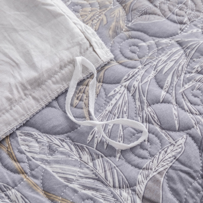 91家纺网 家纺一手货源 找家纺 优乐家纺 2023新款全棉印花绗绣四件套 飞羽