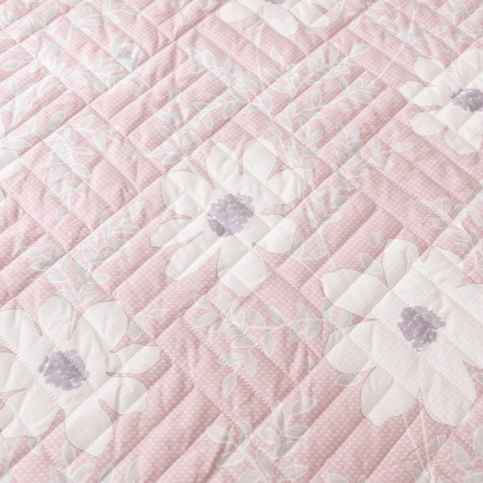 91家纺网 家纺一手货源 找家纺 （总）优乐家纺 2023新款全棉印花绗绣单床笠