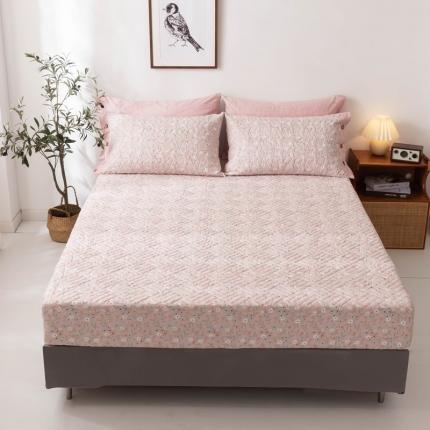 优乐家纺 2023新款全棉印花绗绣单床笠 花语