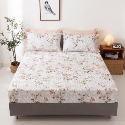 优乐家纺 2023新款全棉印花绗绣单床笠 挪威仙草