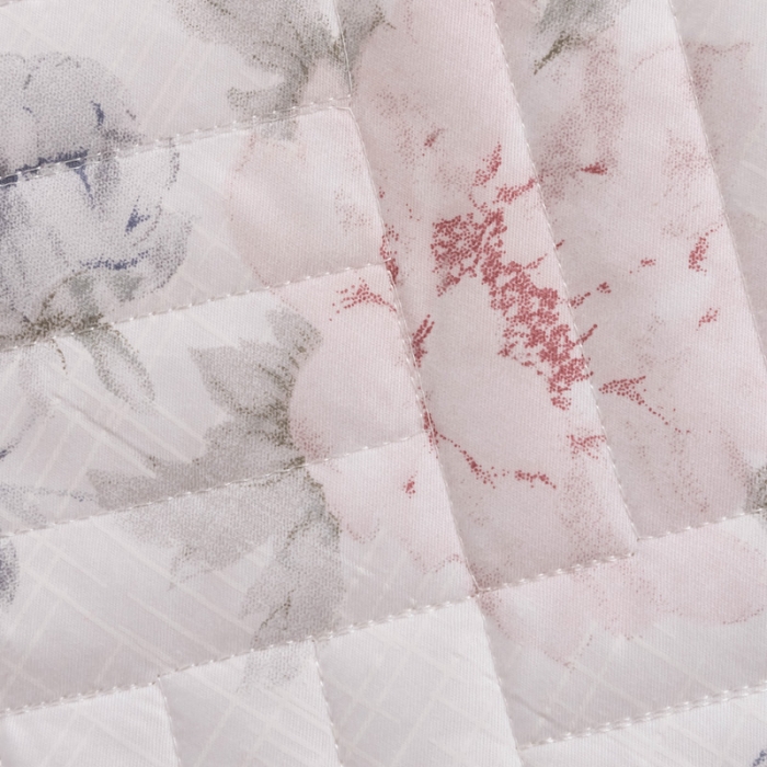 91家纺网 家纺一手货源 找家纺 优乐家纺 2023新款全棉印花绗绣单床笠 晚空