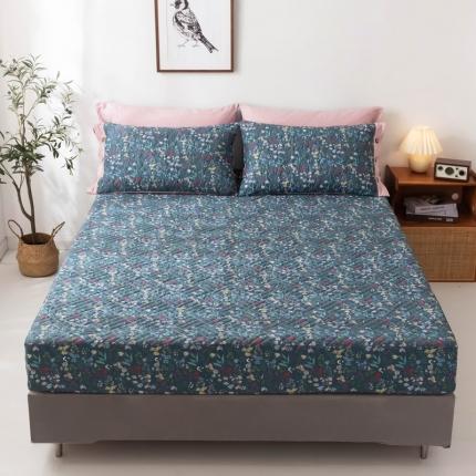 优乐家纺 2023新款全棉印花绗绣单床笠 向阳花开