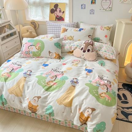 91家纺网 家纺一手货源 找家纺 （总）卡巴伦 2023新款全棉印花迪士尼系列四件套