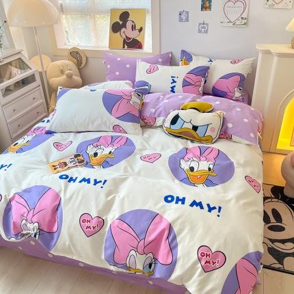 91家纺网 家纺一手货源 找家纺 （总）卡巴伦 2023新款全棉印花迪士尼系列四件套