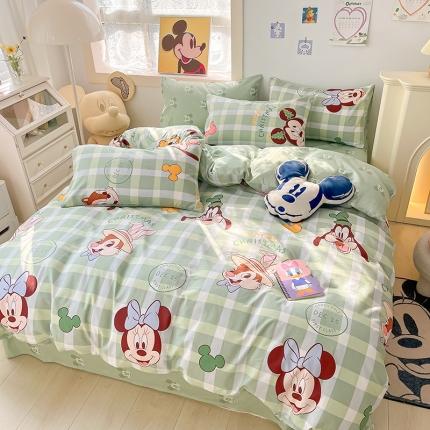 91家纺网 家纺一手货源 找家纺 （总）卡巴伦 2023新款全棉印花迪士尼系列四件套