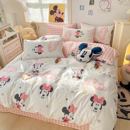 91家纺网 家纺一手货源 找家纺 （总）卡巴伦 2023新款全棉印花迪士尼系列四件套
