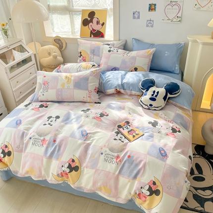 91家纺网 家纺一手货源 找家纺 （总）卡巴伦 2023新款全棉印花迪士尼系列四件套