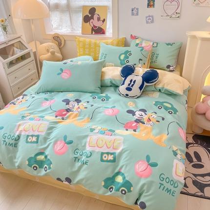 91家纺网 家纺一手货源 找家纺 （总）卡巴伦 2023新款全棉印花迪士尼系列四件套