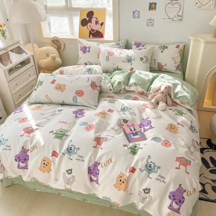 91家纺网 家纺一手货源 找家纺 （总）卡巴伦 2023新款全棉印花迪士尼系列四件套