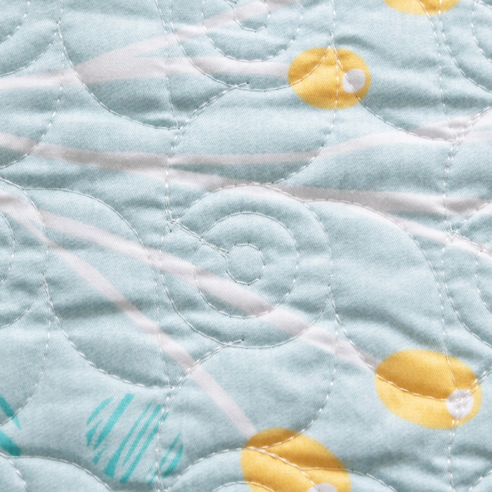 91家纺网 家纺一手货源 找家纺 优乐家纺 2023新款全棉印花绗绣单床盖 嫣然