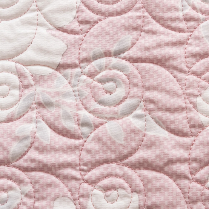 91家纺网 家纺一手货源 找家纺 优乐家纺 2023新款全棉印花绗绣单床盖 朝阳